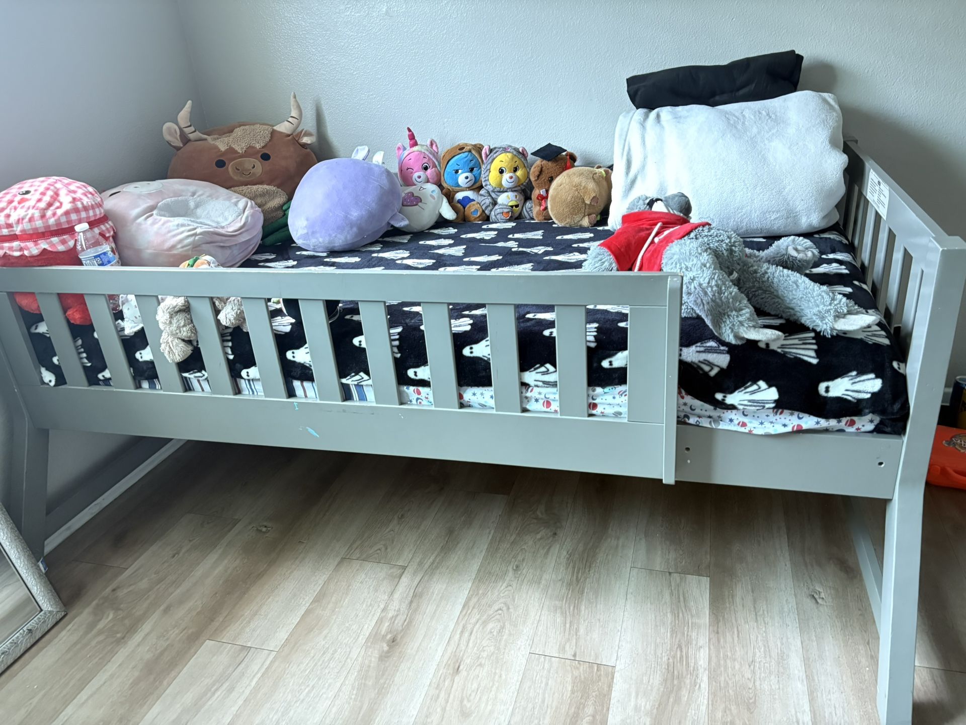 3 Piece Bunk Bed, Gray