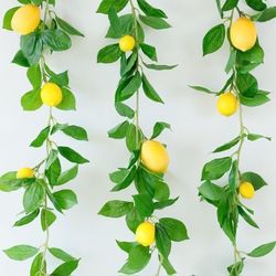 5pcs Garlands Strands Lemon Artificial Vines 