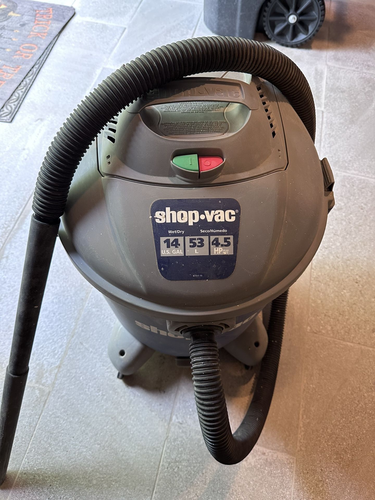 Shop-Vac 14-Gallon 4.5HP Corded Wet/Dry Shop Vacuum