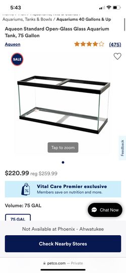 Used Petco Fish Tank 