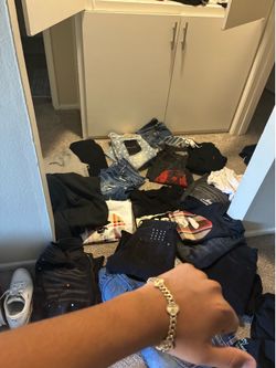 bape, amiri, purple jeans, essentials, hellstar, polo ralph lauren, ksubi, SDL, american eagle, dandy hats, 31 hats