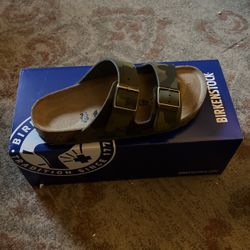 Camo Green Birkenstock Size 6 