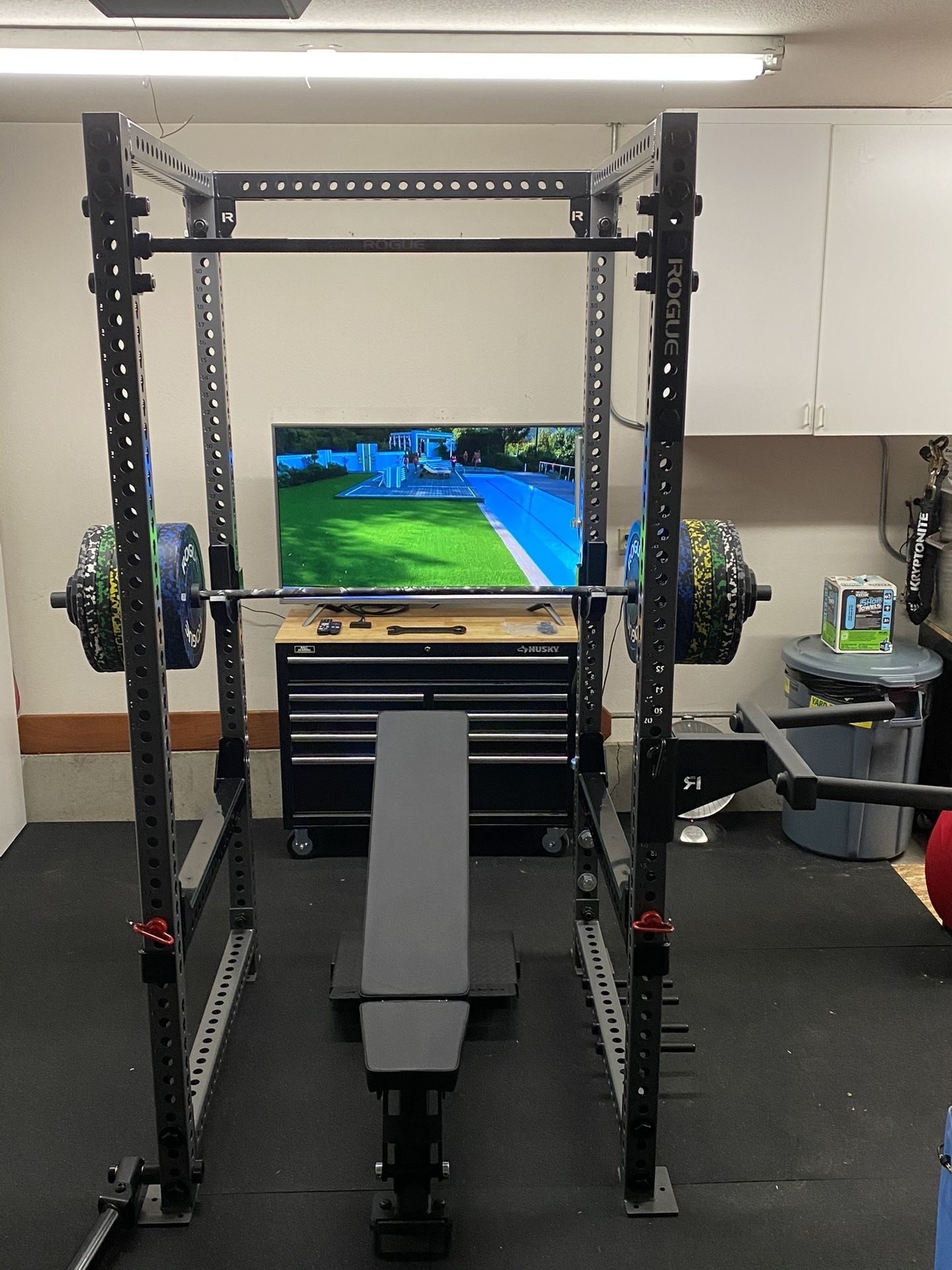 Rogue Monster Rack, Bench, And Cups