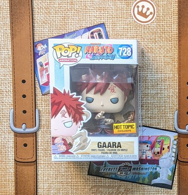 Gaara Metallic (Hot Topic) Naruto Funko Pop - Slightly Imperfect Box