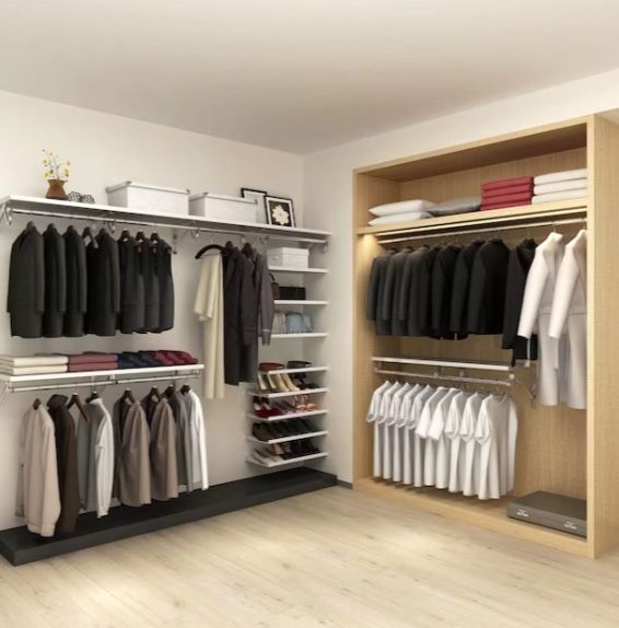 Style Selections 72-in L x 1.32-in H Satin Nickel Metal Closet Rod Item #182475Model #23719TNLLG