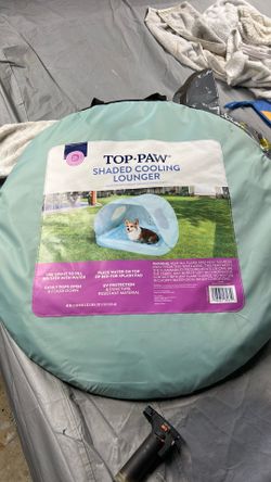 Top Paw Shaded Cooling Lounger
