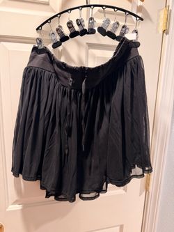 Torrid Mesh Overlay Active Shorts Black Size 2X