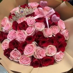 50 rosas 2 colors $ 165