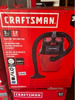 Craftsman 3 Gallon Wet/Dry Vacuum