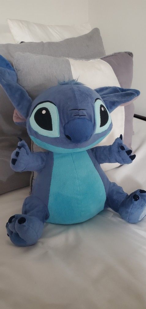 Disney Store Authentic Lilo & STITCH Plush Doll 15" Stuffed Animal