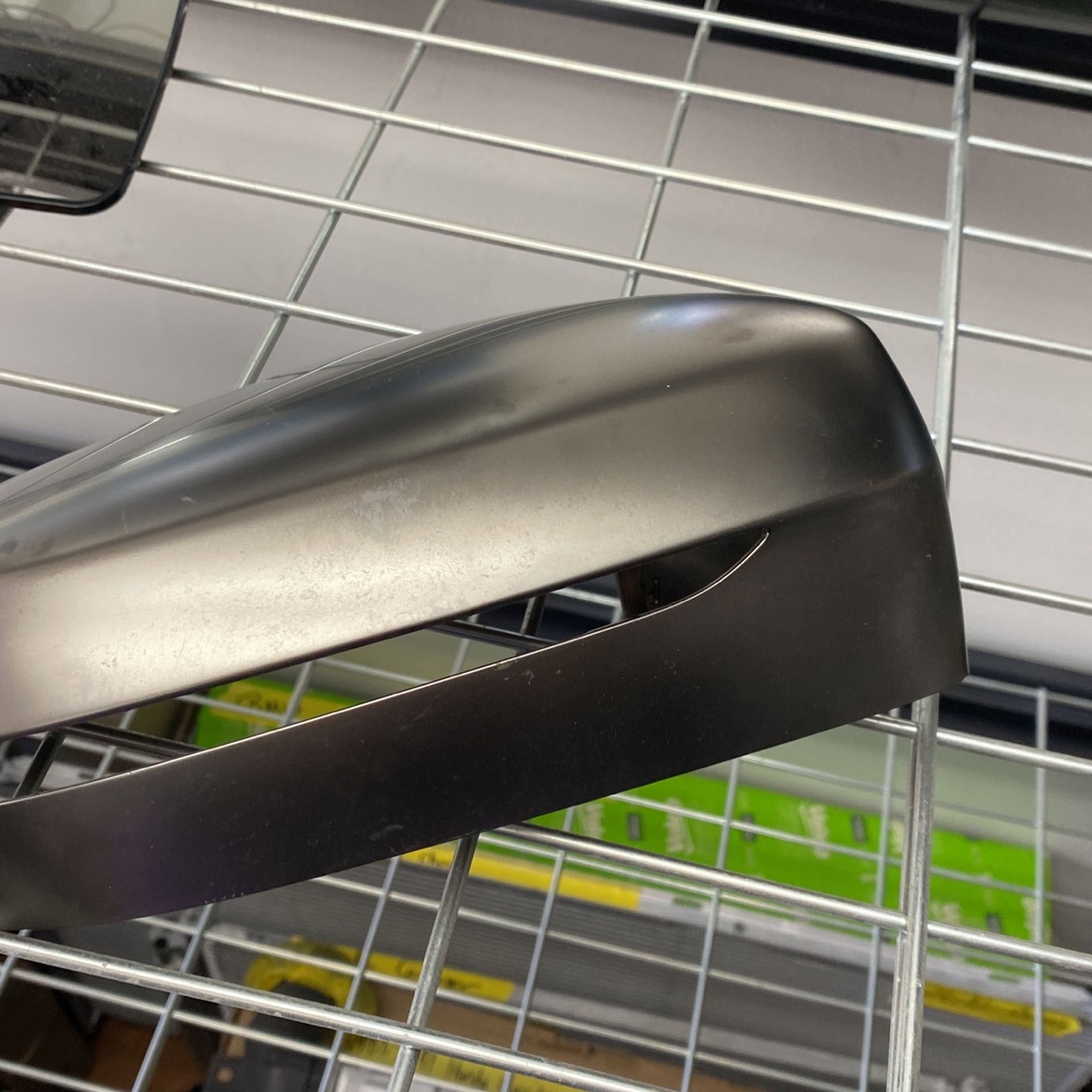 BMW 850i Black Satin Chrome Mirror Cover Right Side