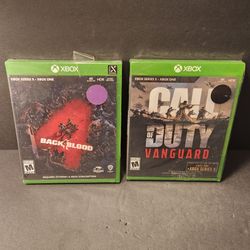 Xbox Series X / S Sealed Call of Duty Vanguard COD Back 4 Blood Video Game