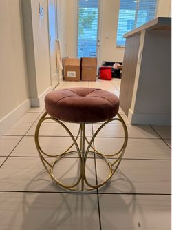 Pink Stool Bench