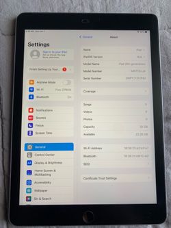 Apple iPad 6 32GB Wifi Space Gray