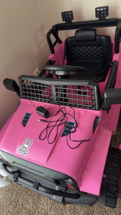 Pink Ride-On Jeep/Truck for Kids