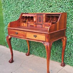 vintage chipindale style desk 