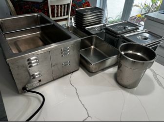 Commercial steamer set