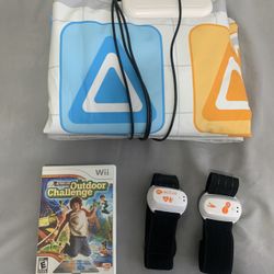 Nintendo Wii Outdoor Challenge Active Life Game & Mat Controller Tested & CLEAN