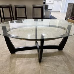 3-piece Glass Coffee Table and End Tables Set