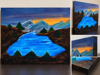 Original Acrylic Landscape Painting on Canvas