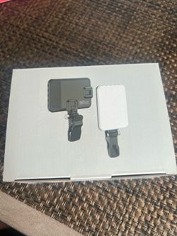 Video light with clip