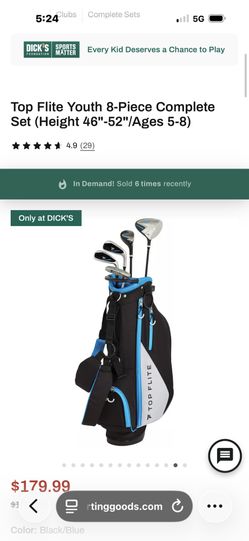 Kids Golf Set 5-8 Years