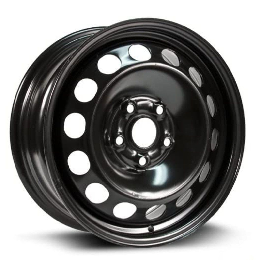 RTX, Steel Rim, New Aftermarket Wheel, 16X6.5, 5X112, 57.1, 50, black finish X99127N