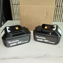 POWER TOOL BATTERY PACK BATTERY 18V 6.0Ah Lithium-ion Rechargeable With LED Level Indicator.
NEW.
PICK UP AVAILABLE. 
