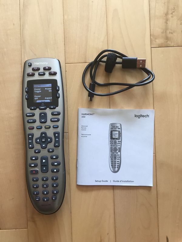 Logitech Harmony 650 All in One Programmable Remote Control Universal, Silver