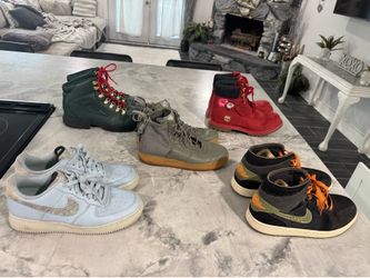 5 Pairs of Various Name Brand Shoes~ Various Sizes~ Please Read Description