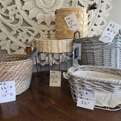 New Assorted Decorative Baskets