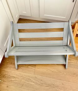 Grey Wooden Bookshelf or Storage