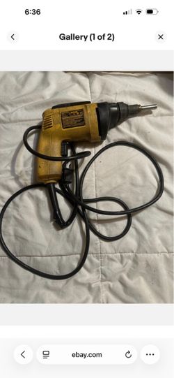 DeWalt DW254 VSR Drywall Screwdriver / Screw Gun Type 1, 120V, 5.0 Amp, 2500 Rpm