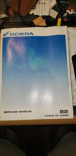 1982 Honda CX500TC Turbo Service Manual