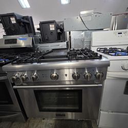 36" THERMADOR DUAL FUEL RANGE STAINLESS STEEL 