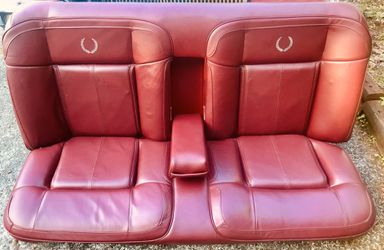 Cadillac Coupe DeVille Leather Back Seat