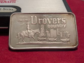 1973 Drovers Country 1oz. silver .999