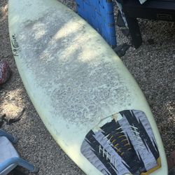 6’4 T. Patterson Hard Top Epoxy Surfboard
