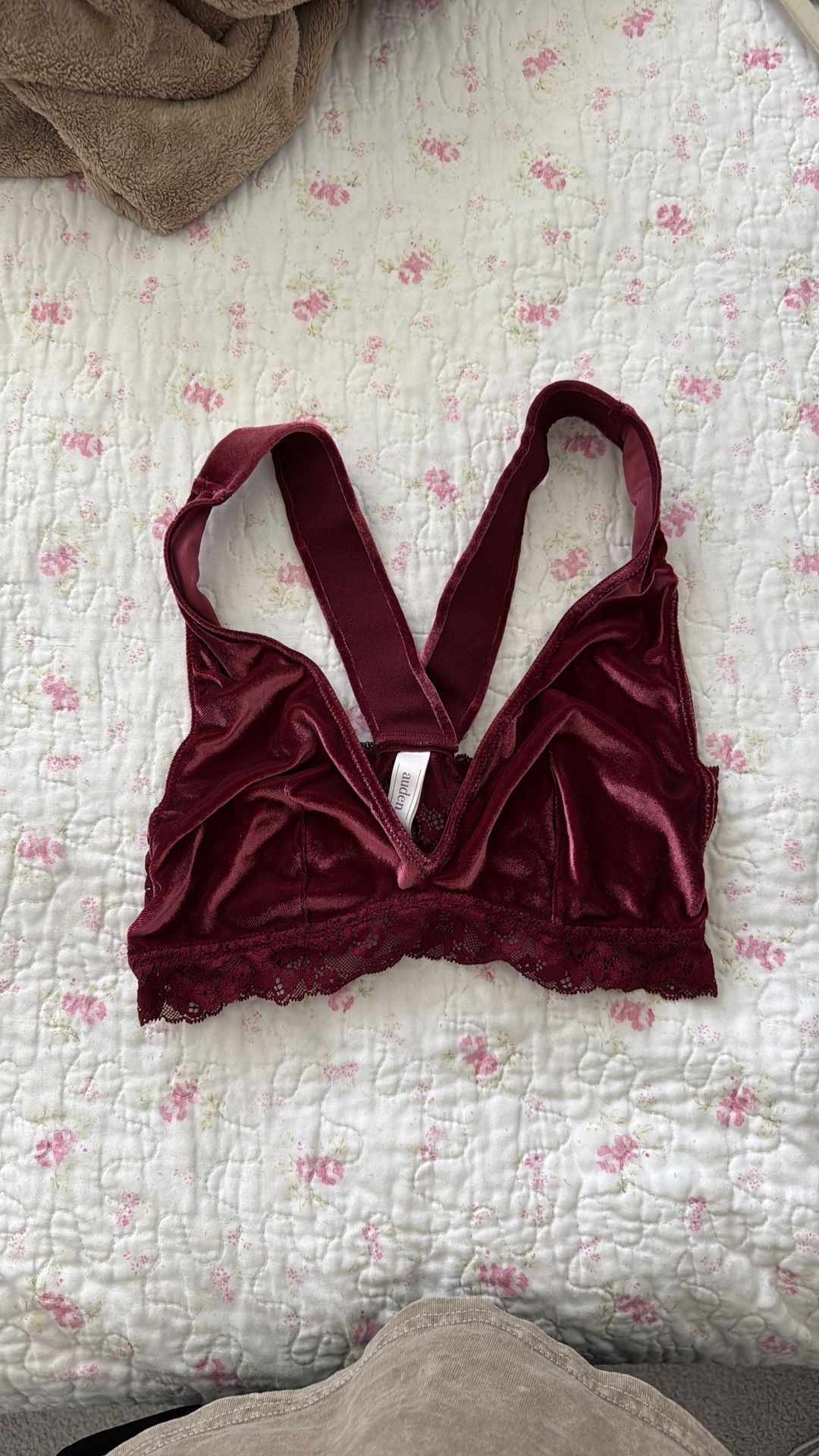 Velvet Lace Bralette