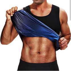 Sauna Sweat Workout Tank Top Waist Men