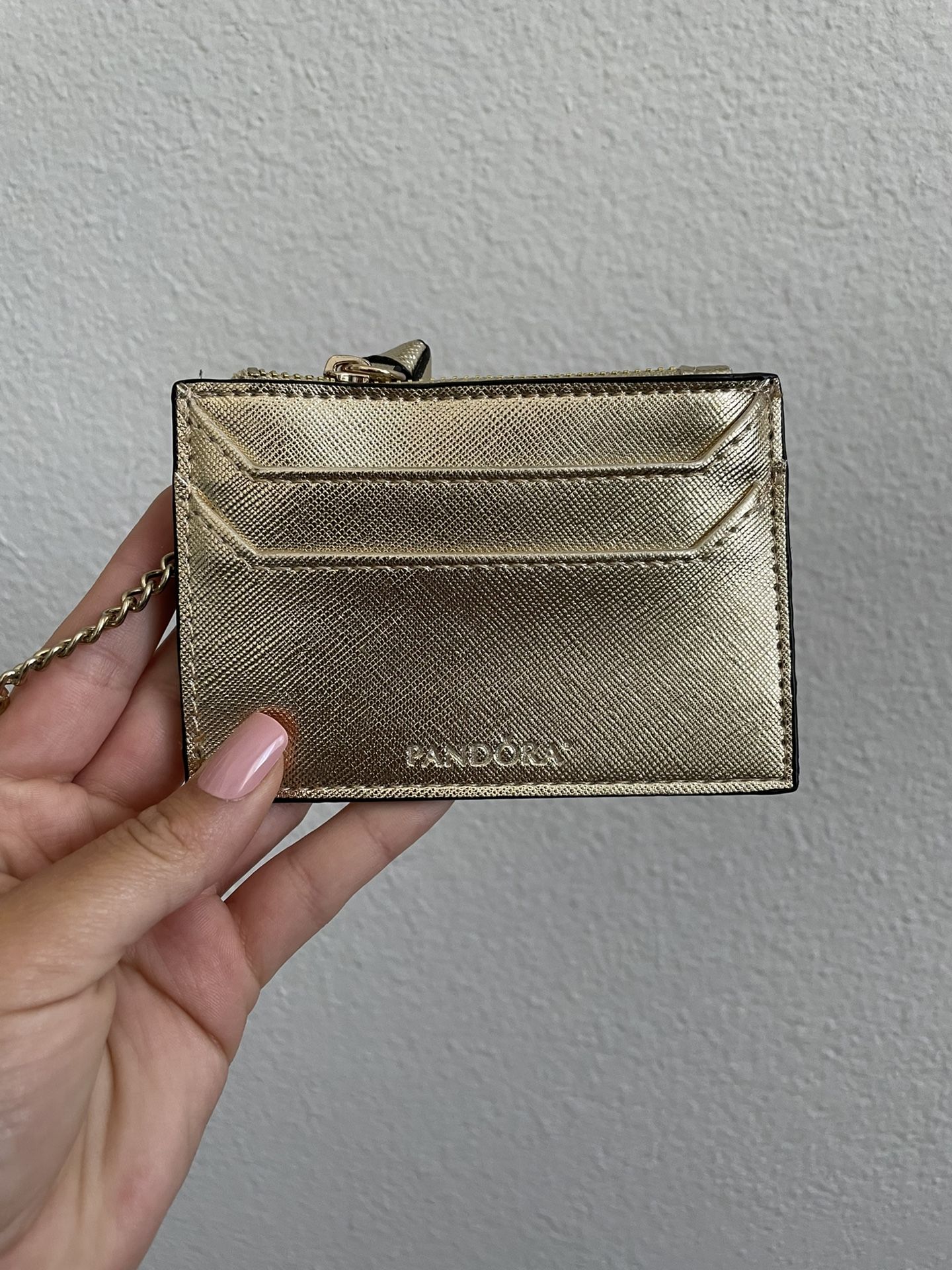 Gold Pandora ID Case / Card Holder