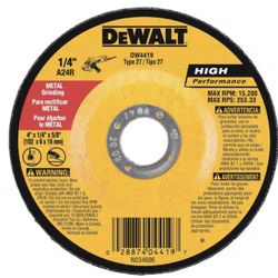 in. x 1/4 in. x 5/8 in. General Purpose Metal Grinding Wheel (25 Pack)
