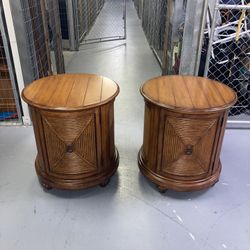 Tommy Bahama Antique Brown End Tables DELIVERY~AVAILABLE 