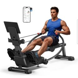 Sculls Rowing Machines for Home, Magnetic Rowing Machine with 16-Level, Simulate