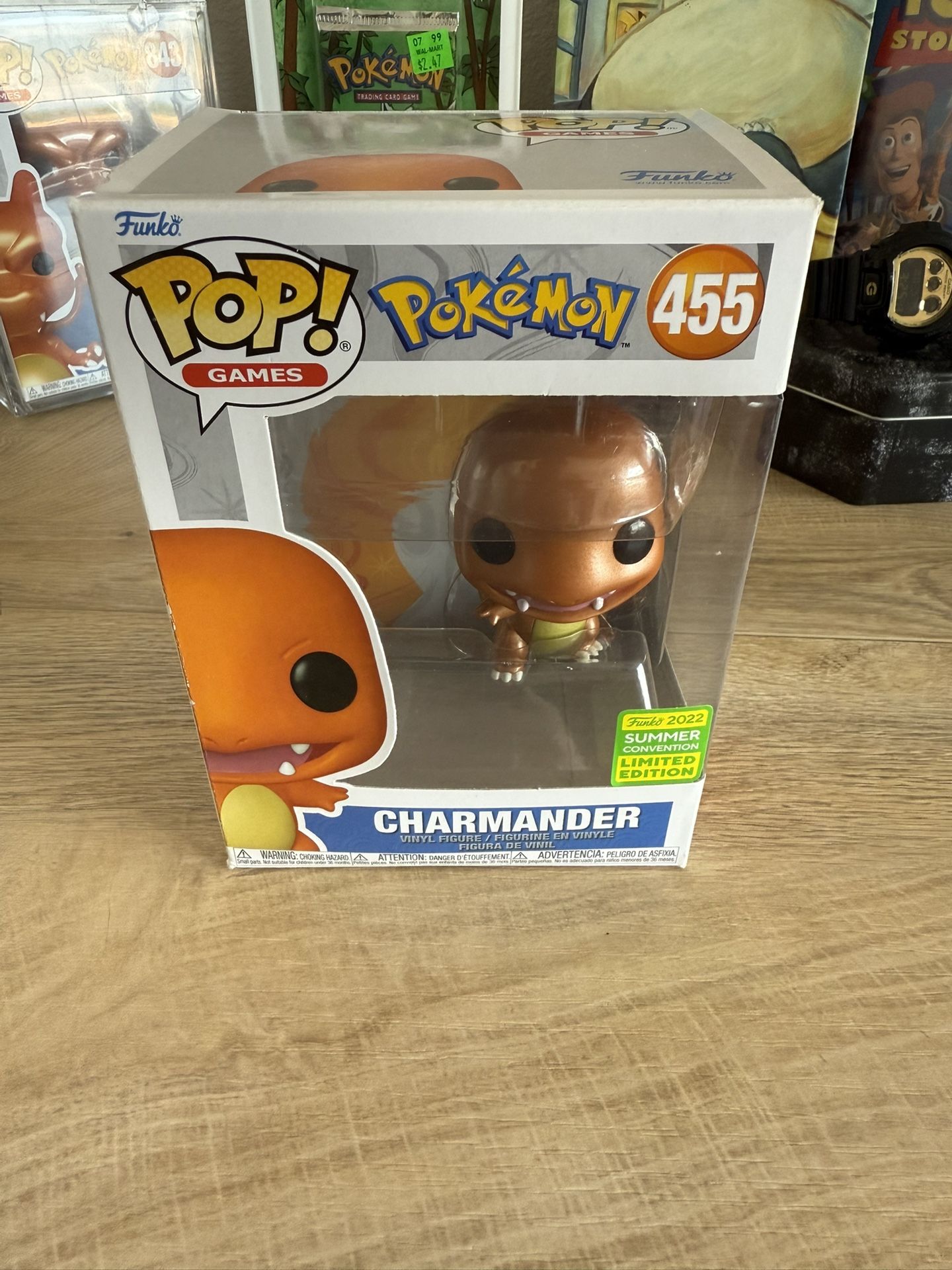 Charmander Metallic Funko Pop Summer Convention Limited Edition