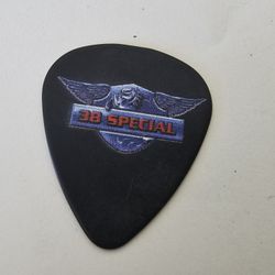 Official 38 Special Signed Don Barnes Guitar Tour Pick
 