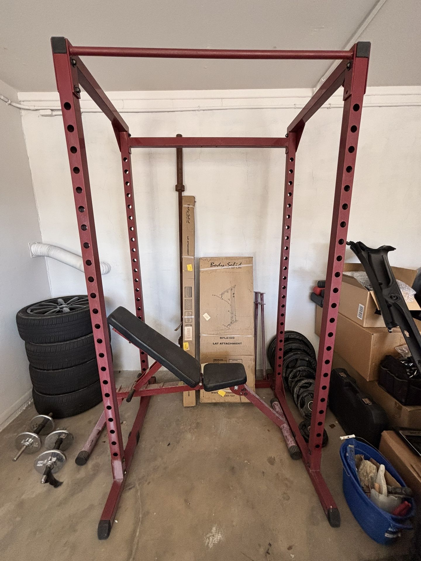 Squat Rack/Bench Set