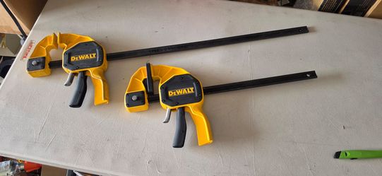 Large Dewalt clamps (2)