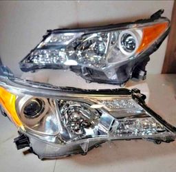 13-15 Toyota RAV4 Headlights Faros Calaveras Micas Luces Lamps