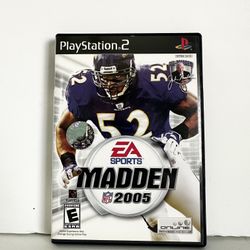 Madden NFL 2005 - PS2 (Complete with Case & Manual)